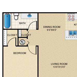 Granite 2 Bedroom Apartment for Rent at The Granite at Porpoise Bay in Daytona Beach Granite 2 Bedroom Apartment for Rent at The Granite at Porpoise Bay in Daytona Beach